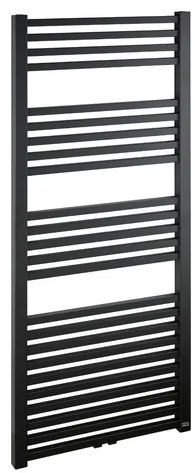 Isan Quadrat radiátor kombinovaný 150,5x60cm stredové pripojenie čierna matná DQUA15050600CSMS