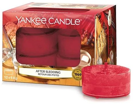 Yankee Candle Čajové sviečky Yankee Candle 12 ks - After Sledding