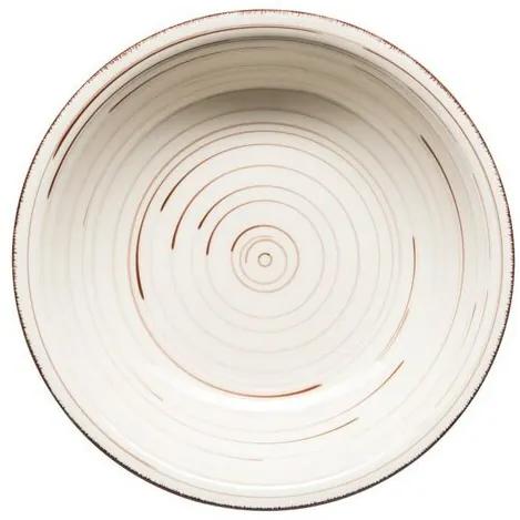 Mäser Keramický hlboký tanier Bel Tempo 21,5 cm, béžová