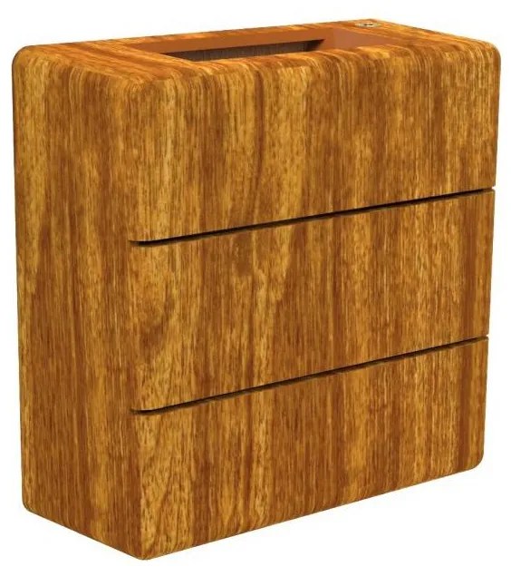 Immax 08523L - LED vonkajšie nástenné svietidlo LUXLINE 6W/230V 3000K IP54 orech