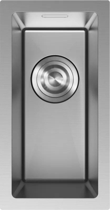 Mexen Trixo, 1-komorový nerezový drez 230 x 440 mm, brúsená oceľ, 6411221000-01