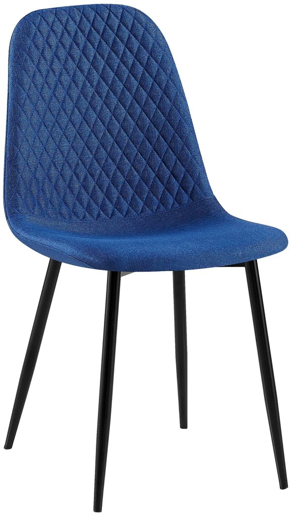 Stolička Giverny látka - modrá