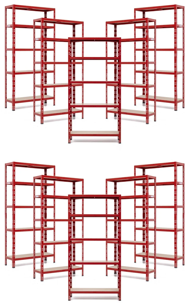 Trestles Balíček 10xSUPER HIT - Policový regál 1800x900x600 Farba: modrá