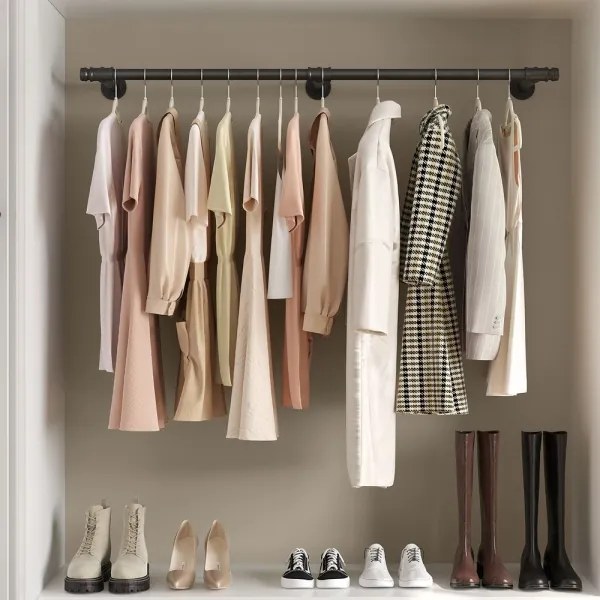 Nástenný vešiak na ramienka LINEA čierny