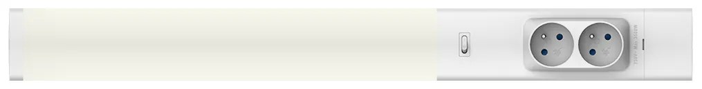 LED svietidlo Dual, 1x LED 18w 4000k, w, zásuvky 230v