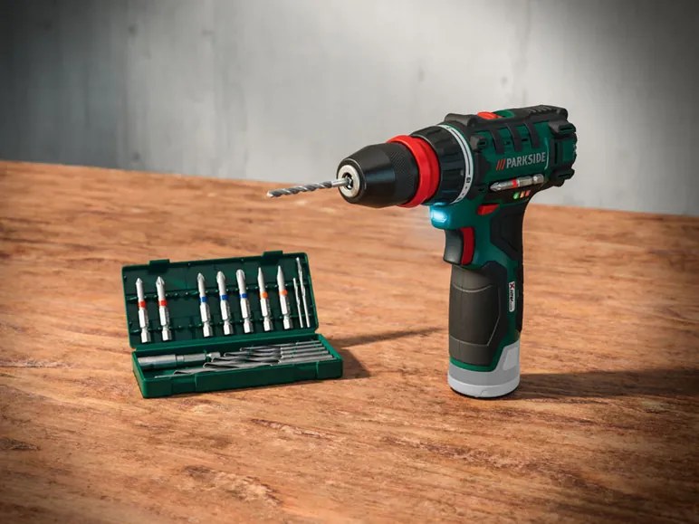 Parkside® Aku vŕtací skrutkovač 12 V Pbsa 12 E4 – bez akumulátora (100357466)