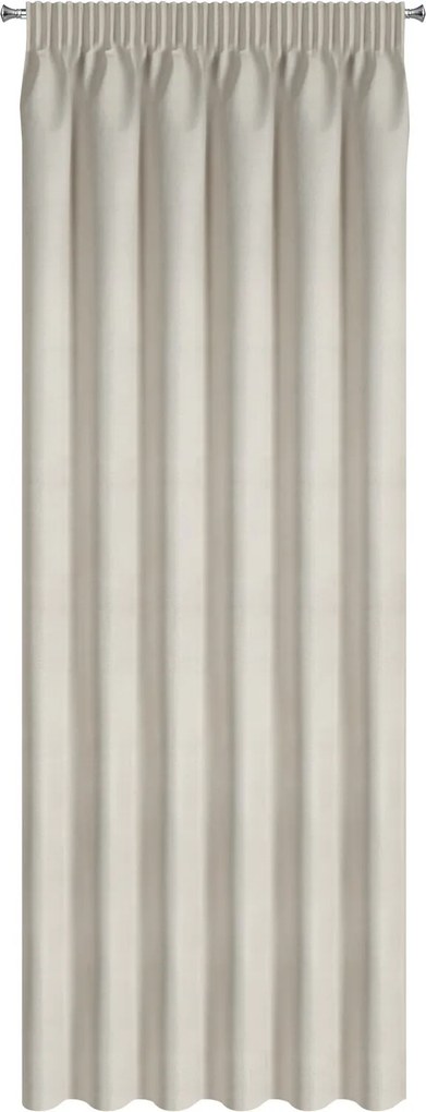 ZATEMŇOVACÍ ZÁVES (100%) NA PÁSKE ZOEY 140X270 CM TMAVOKRÉMOVÁ