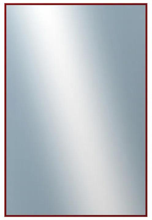 DANTIK - Zrkadlo v rámu, rozmer s rámom 80x160 cm z lišty Hliník vínová (7269209)