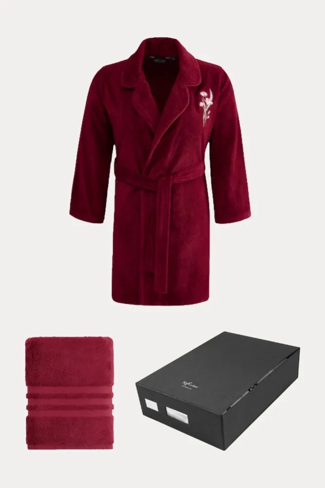 Soft Cotton Luxusný dámsky župan + uterák LILLY v darčekovom balení