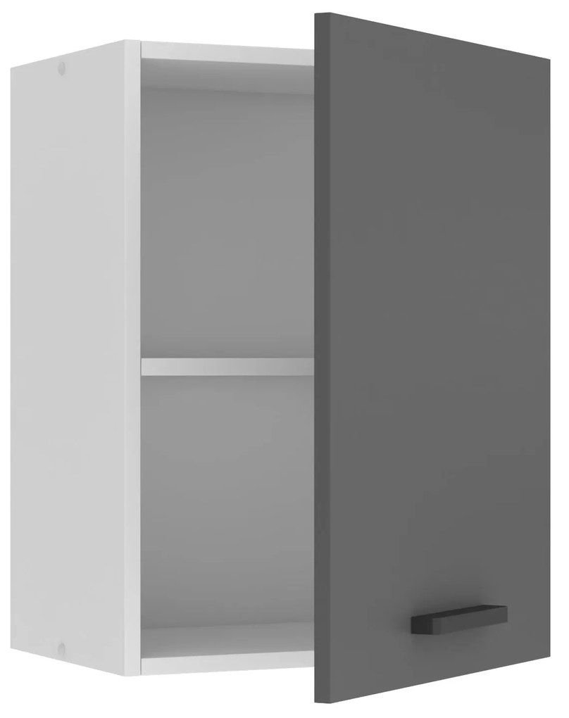 Kuchynská skrinka Belini Premium Full Version horná 45 cm šedý mat