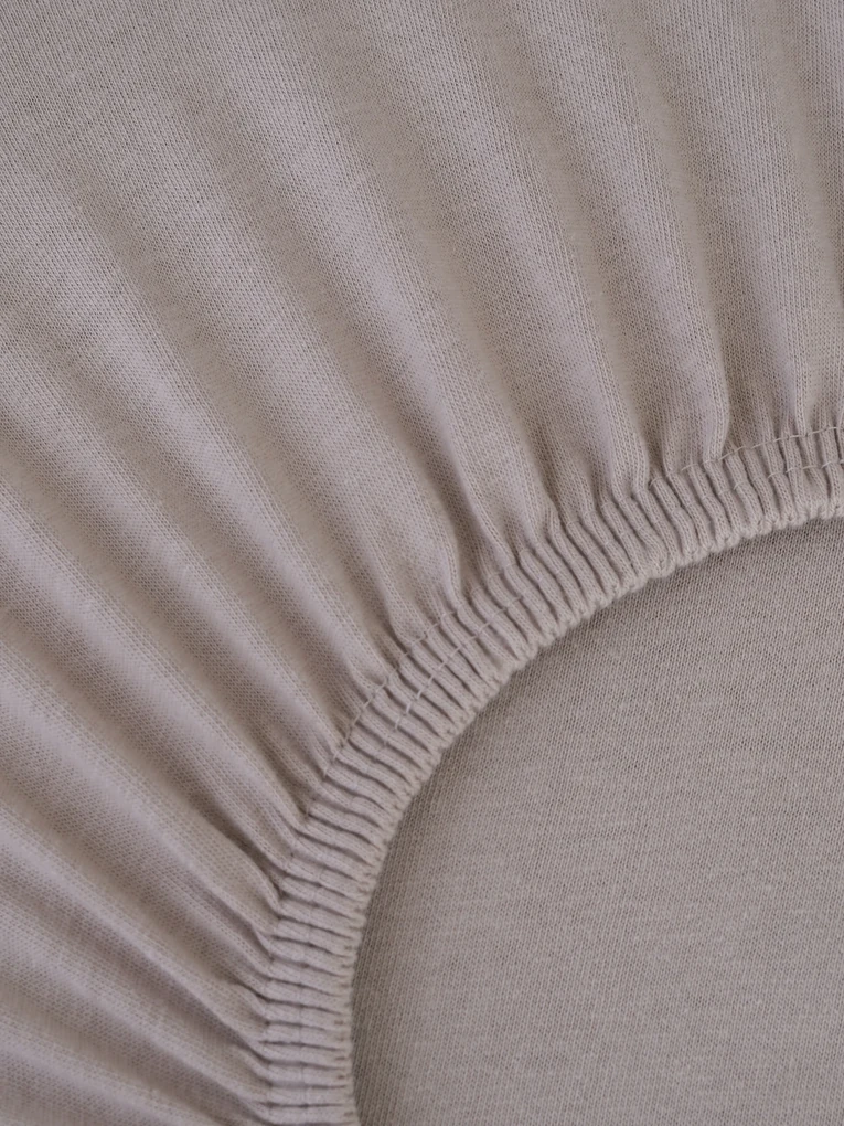 Jersey plachta Classic 160 x 200 cm – cappuccino