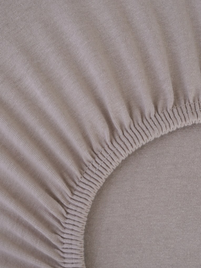 Jersey plachta Classic 180 x 200 cm – cappuccino