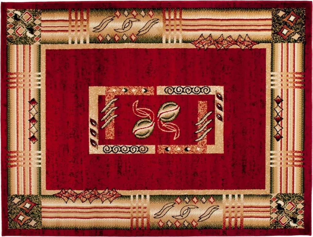 TA Koberec C766A ČERVENÝ ATLAS PP Rozmer: 160x220 cm