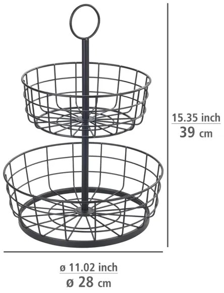 WENKO 88740800 - Kôš LOFT 28 x 39 cm, čierny