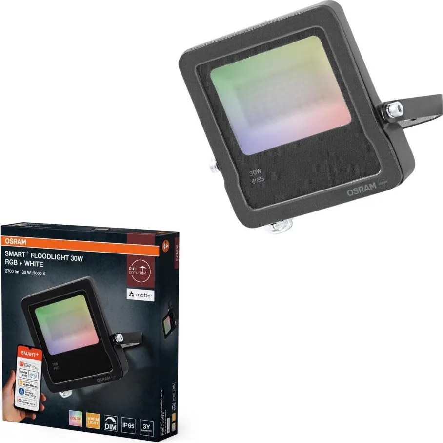 Osram - LED RGBW stmievateľný reflektor SMART+ FLOODLIGHT LED/30W/230V IP65 Wi-Fi