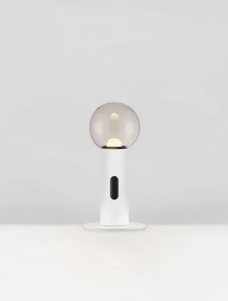 LED stmievateľná biela stolná lampa Chronos