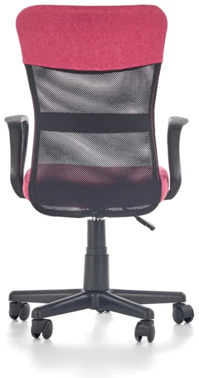 Detská otočná stolička TIMMY růžovočierna