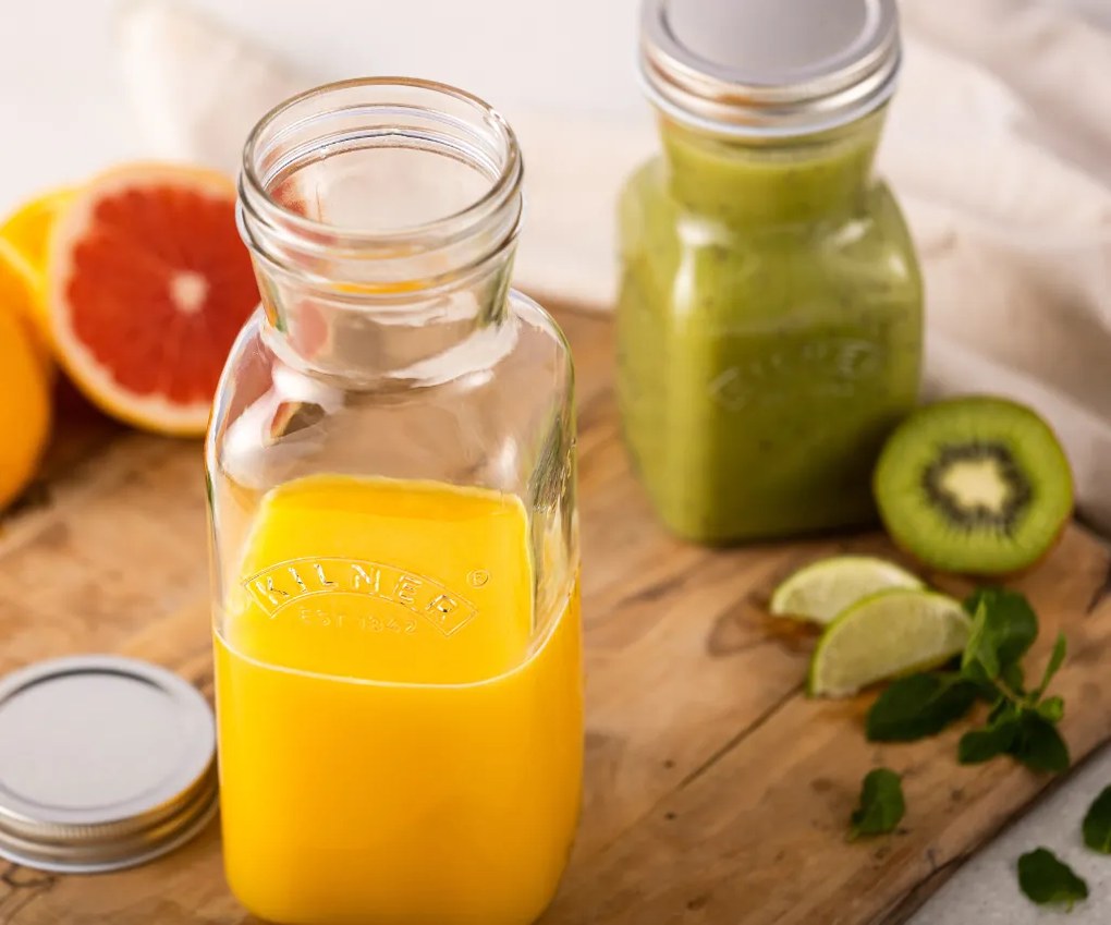 Kilner Juice & Sauce fľaša so širokým hrdlom 1 l