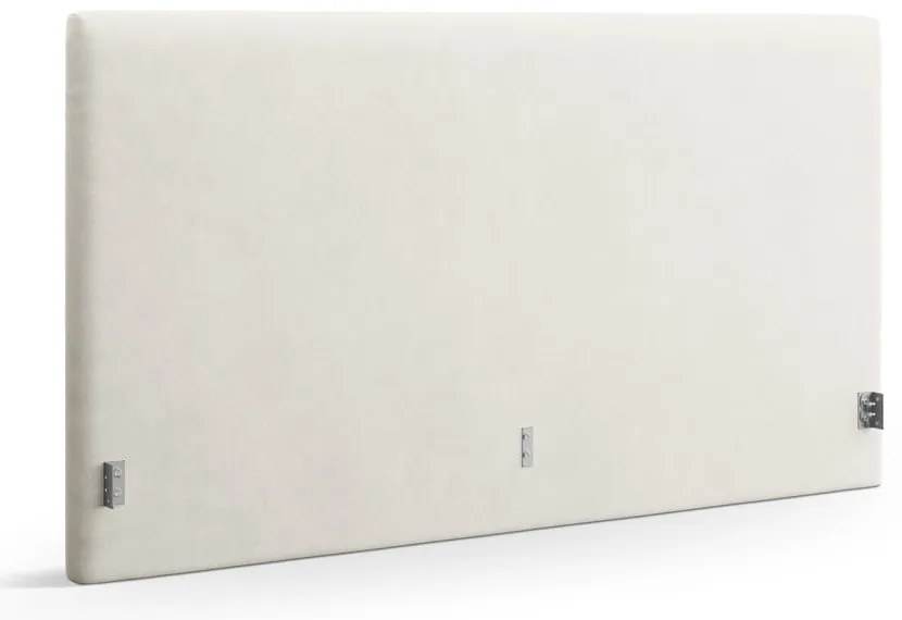 Krémovobiele čalúnené čelo postele 190,5x100 cm Remo – Micadoni