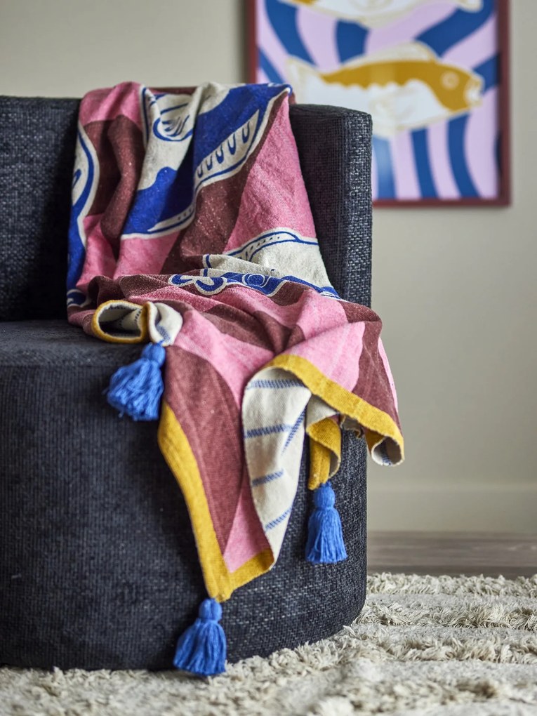 Bloomingville Prehoz z recyklovanej bavlny Remy 130 × 150 cm