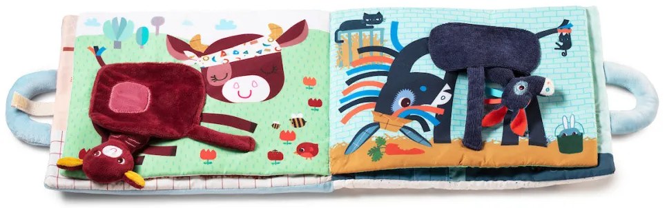 Lilliputiens - textilná didaktická knižka - Baby Boom