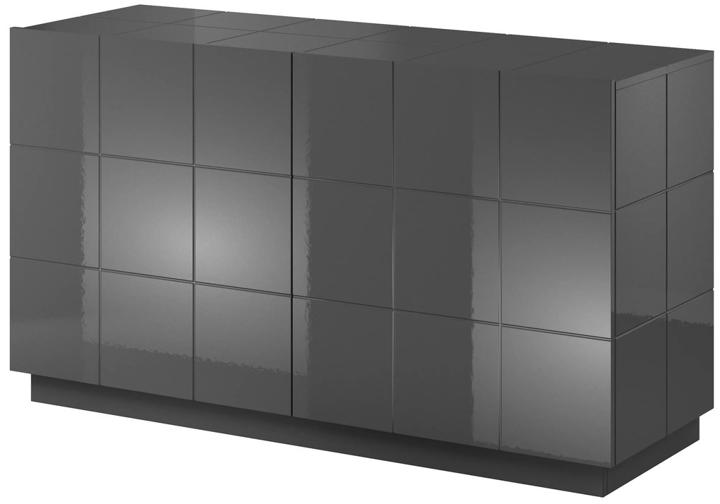 Cama Sivá komoda Reja 2D