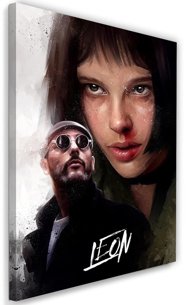 Gario Obraz na plátne Leon, Jean Reno a Natalie Portman - Dmitry Belov Rozmery: 40 x 60 cm
