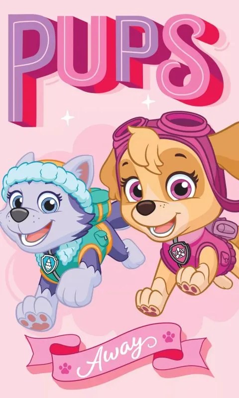 DISNEY, Detský uterák 30x50 PAW PATROL dievčatá