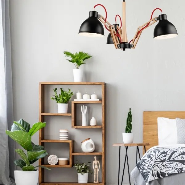 Prisadený luster MARCELLO 3xE27/60W/230V