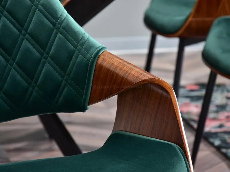 Stolička Rolf K (zelená + čierna). Akcia -17%. Vlastná spoľahlivá doprava až k Vám domov. 1111259