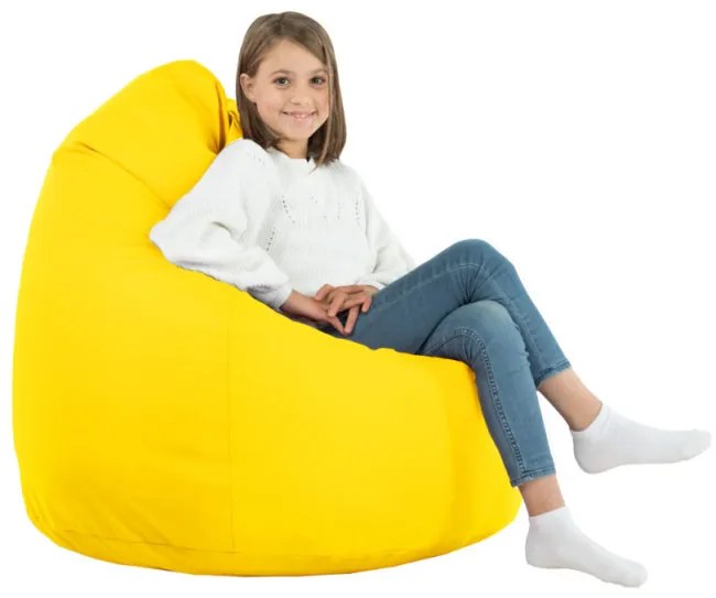 Sedací vak SAKO slnečný ekokoža