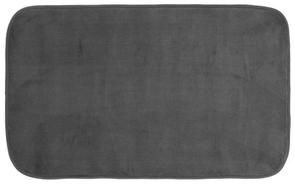 Antracitová kúpeľňová predložka 45x75 cm Vitamine – douceur d'intérieur