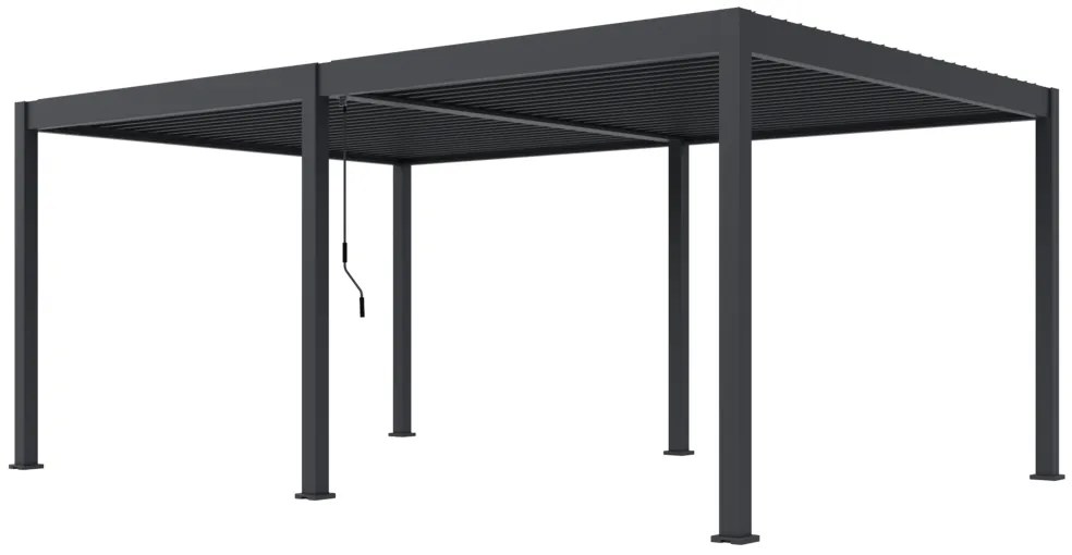 Bioklimatická pergola 6x4 m INTRO DUO Rojaplast