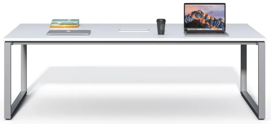 Konferenčný stôl Houseland Prime Meet 01 240 cm biely