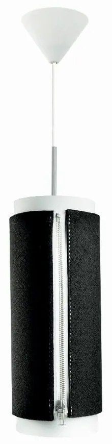 Čierne závesné svietidlo Vivorum Zip Star Large