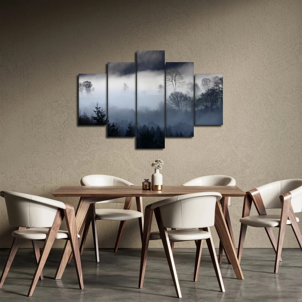 Obraz hmly nad lesom (150x105 cm)