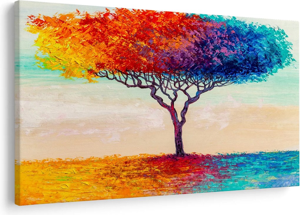 Obraz maľovaného stromu (90x60 cm)