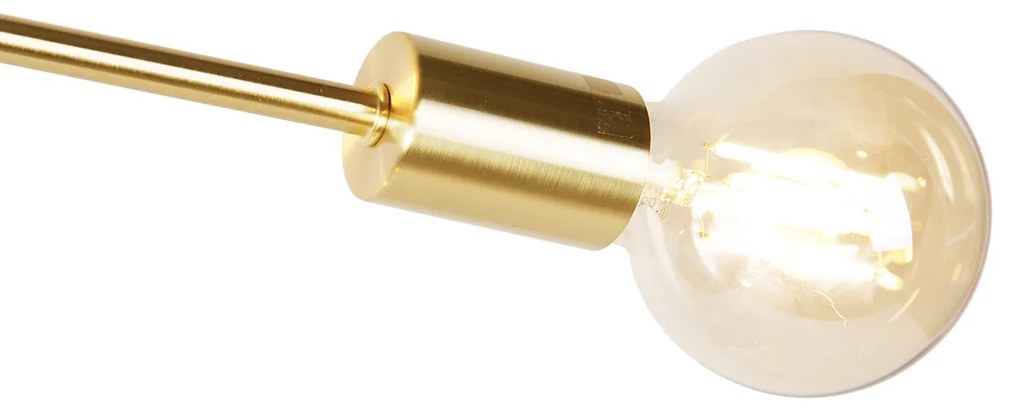 Inteligentné závesné svietidlo mosadzné 6-žiarovkové vrátane Wifi G95 - Sydney