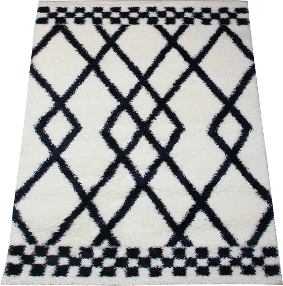 Koberec Boho 656 CREAM/NAVY BLUE rozmery koberec: 200x290 cm
