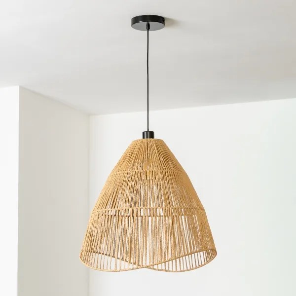 Brilagi - LED luster na lanku CERIA BOHO 1xE27/40W/230V pr. 50 cm hnedá