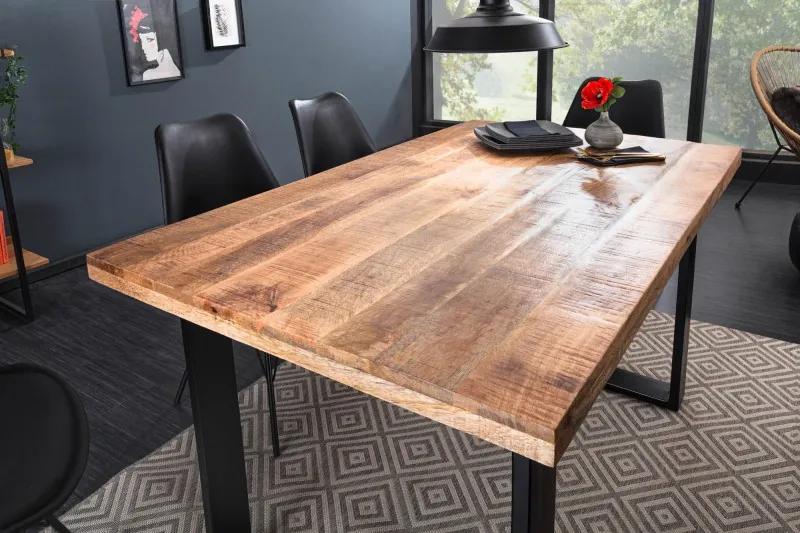 Jedálenský stôl Iron Craft 140cm mango 45mm