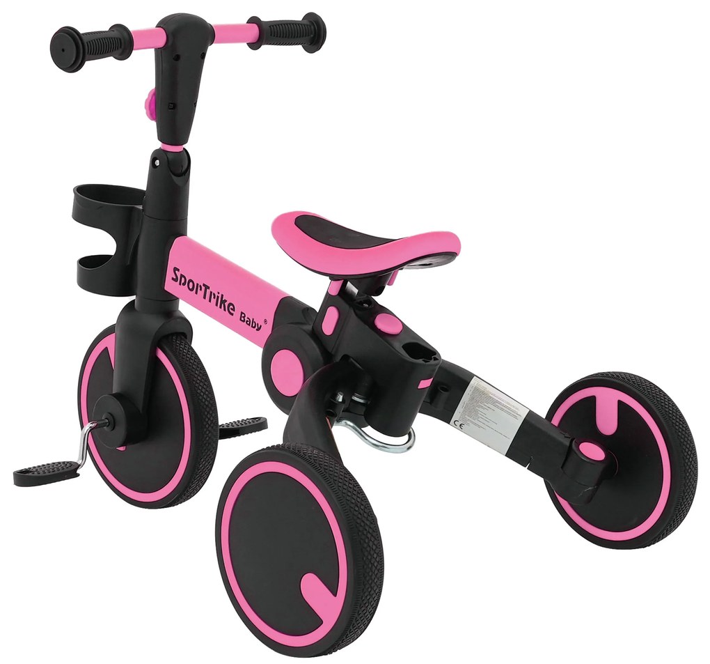 RAMIZ Odrážadlo Happy Bike 3v1 Sportrike ZSP.B68 - ružové