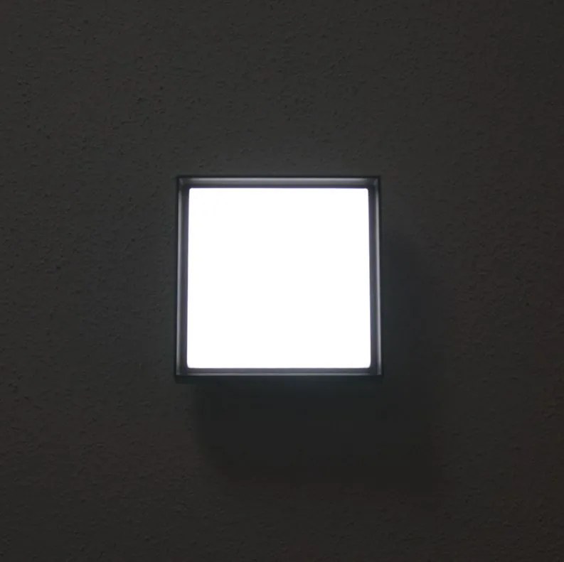 McLED Vonkajšie stropné/stenové LED svietidlo ANDROMEDE S, 14W, 4000K, IP65, čierne