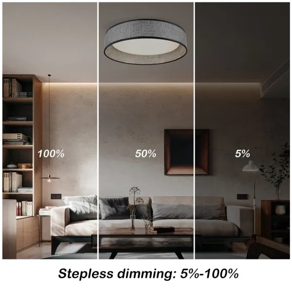 Immax NEO 07287L - LED+CCT stmievateľné stropné svietidlo LONA 36W/230V priemer 45,5 cm + diaľkový ovládač