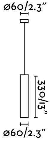 FARO 43755 - Luster na lanku STAN 1xGU10/8W/230V