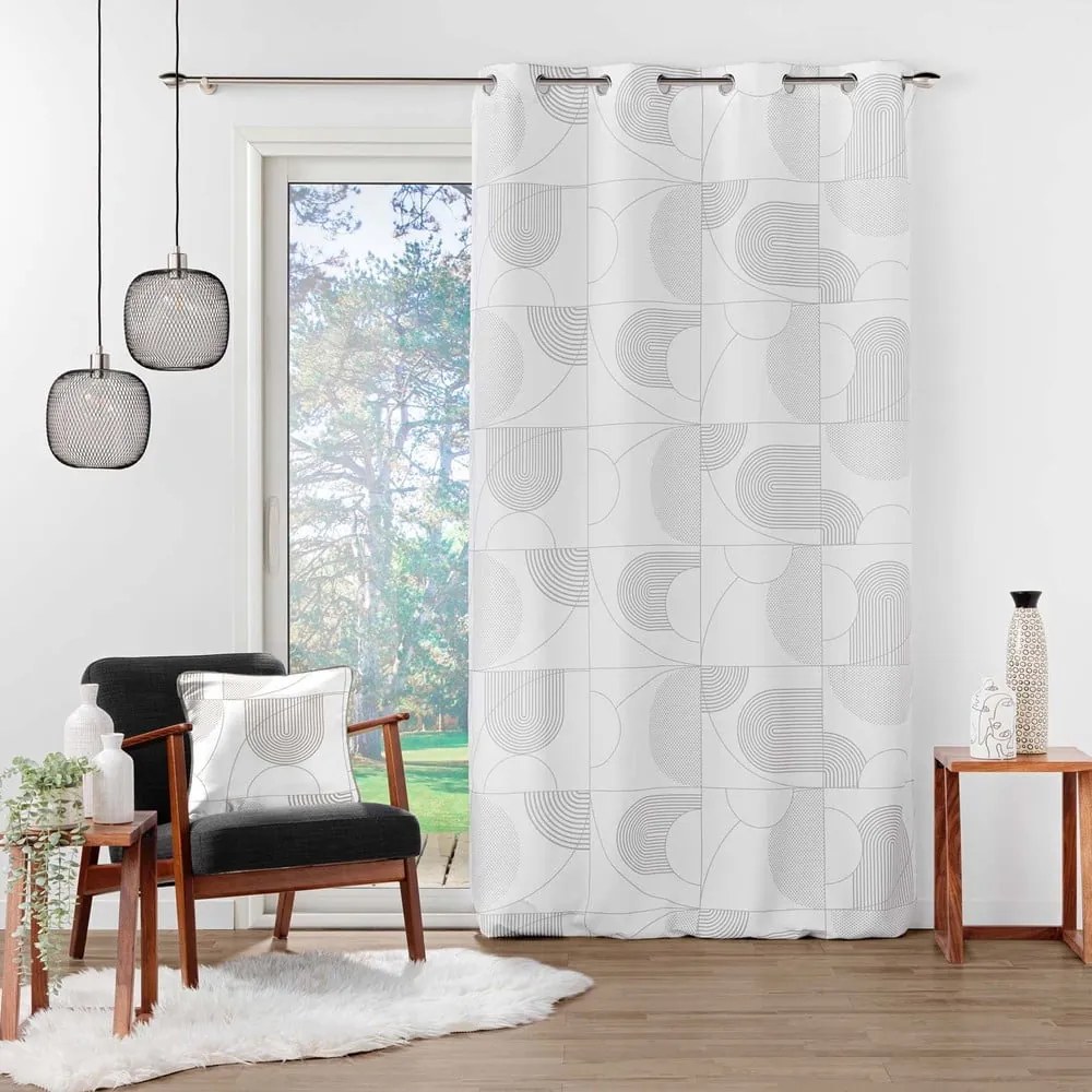 Biely záves 140x280 cm Esquisse – douceur d'intérieur