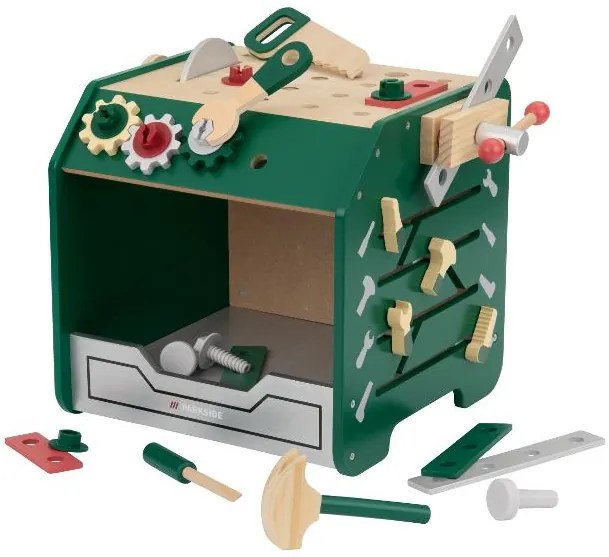 lupilu® Motorická kocka (motorická kocka – pracovný stôl) (100395128)