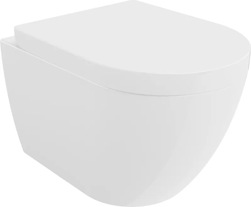 Mexen Lena WC misa Rimless s pomaly padajúcim sedátkom tvrdá, biela - 30298000
