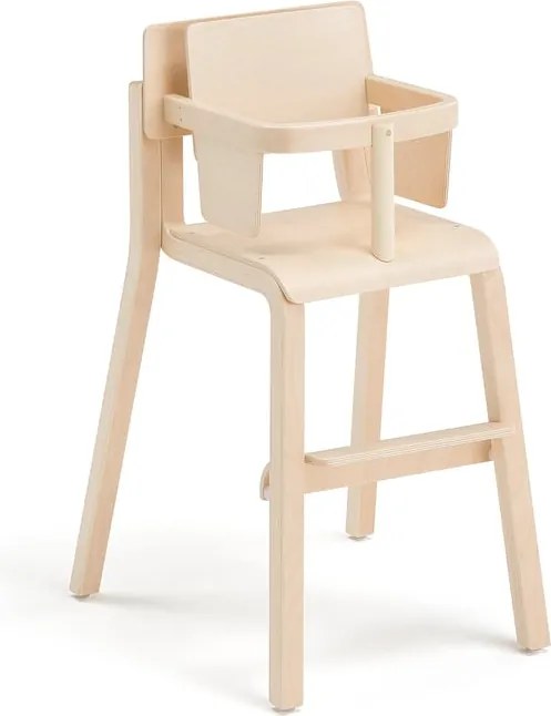 Vysoká stolička DANTE, výška 500 mm, laminát - breza