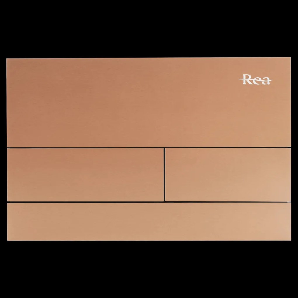 Rea Rea, Ovládacie tlačidlo k podomietkovým systémom WC T-Steel, medená matná, REA-E0053